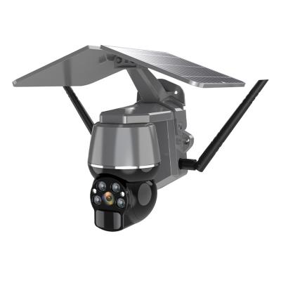 China Low power 1080P wifi smart solar power led solar PTZ camera surveillance CCTV garden outdoor ptz camera for sale