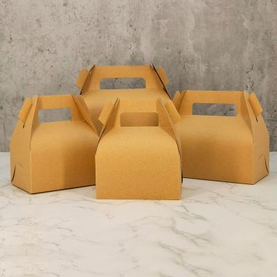 China Recycled Materials Amazon Food Packaging Paperboard Cardboard Cake Cheese Tray Kraft Paper Box With Window Lid for sale