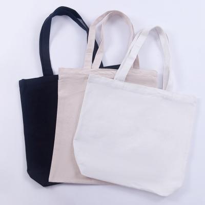 China 100% Heavy Duty Custom Reusable Plain Cotton Canvas Grocery Shopping White Empty Tote Bags for sale