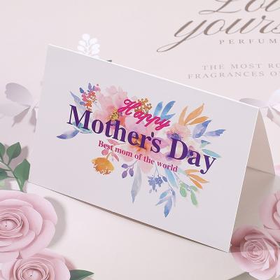 China China Happy Mothers Day Cards Flowers Creative Color Printing Mother's Day Greeting Cards Wholesale for sale