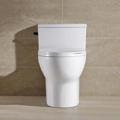 China Double-Flow Bathroom Modern Affordable Prices High Quality Flush One Piece Toilet With Soft Narrow Seat Cover for sale