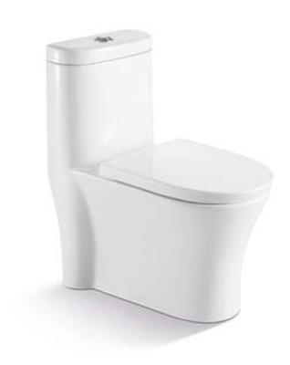 China Economical Comfortable Double-Flow White Ceramic Floor Standing Contemporary Bathroom One Piece Toilet for sale