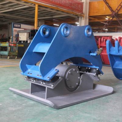 China Hotels Factory Price OEM Excavator Attachments Vibrating Hydraulic Plate Compactor For Soil Road Compaction for sale