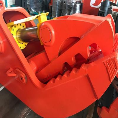 China Construction Material Stores Excavator Accessories Large Opening Hydraulic Big Bite Crusher for sale