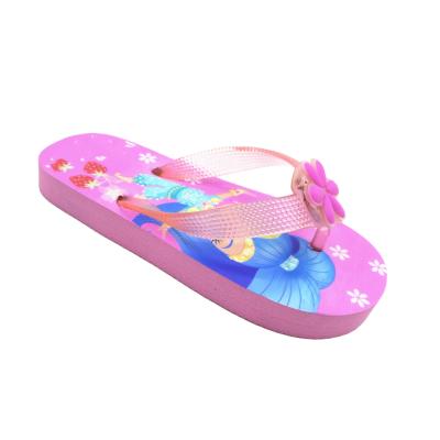 China Girls Printed Summer Flip Flop Slippers Slippers Slides Unisex Kids Flip Flops With Light for sale