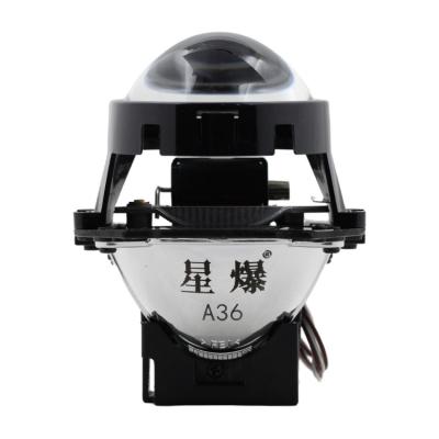 China Factory Price Aluminum Alloy LPCD A36 LHD/RHD Car LED Projector Lens Light 2PCS Bi LED Projector Lens With High Low Beam for sale