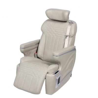 China Sofa Bed Seating Luxury Electric Leather Car Seat With Footrest Automotive Modified Seat For Vito Vclass Alphard Vellfire for sale