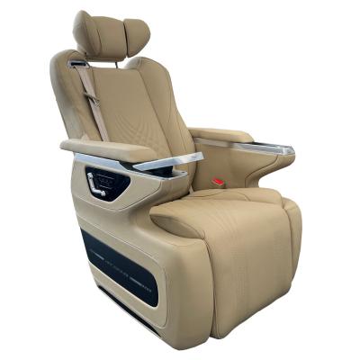 China Modify Luxury Electric Rotation Single Seat VIP Leather Car Seat Chair For Sprinter Vellfire Coaster Alphard Vellfire Hiace Sienna for sale