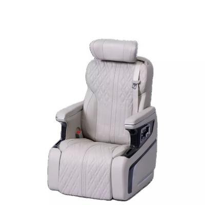 China Single Seat Electric Deluxe VIP Chair Heated Massage Rotating Car Van Seat RV MPV Van Vellfire Alphard Hiace Coaster Sienna Carnival for sale