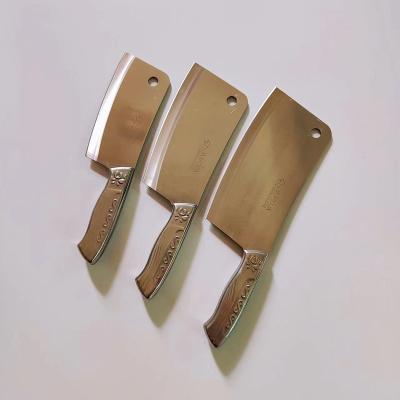 China 315/316/317 Viable Chinese Cleaver Chopper Butcher Knife Stainless Steel Chef Meat Cleaver Kitchen Knife for sale