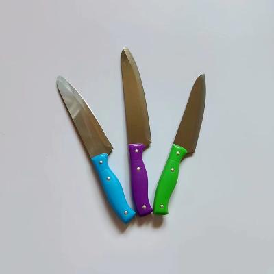 China 508/509/510 Sustainable Kitchen Knife With Plastic Handle PP Handle Stainless Steel Kitchen Knife for sale