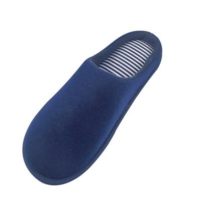 China Indoor Anti-Smell Summer Bedroom Slippers Slip On Bedroom Shoes With Memory Foam Closed Toe Non Skid Rubber Soles for sale