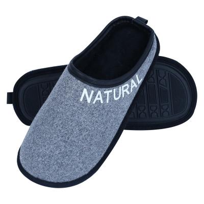 China Fashion Trend Customized Mens Winter Thick Slippers Home Slippers Slim Bottom Lightweight Slippers For Men for sale