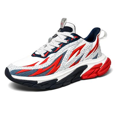 China 2021 Latest Design Anti-slippery Sports Shoes For Men Mesh Running Shoes Sports Sneakers Breathable for sale