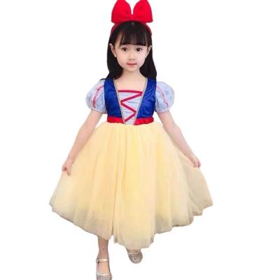 China Breathable Most Popular Soft Polyester Soft Casual Babies Princess Dress for sale