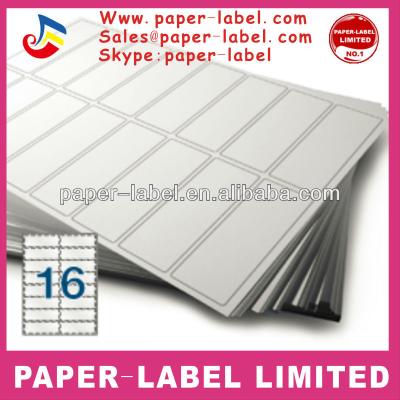 China A4 printable adhesive label, empty roll sticker, color sticker writable with any pen for sale