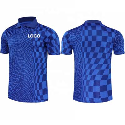 China Cheap Polo Shirt Thailand Soccer Polo Jersey New Club Polo Shirt Thailand Soccer Jersey EPL Price Home Football Shirt Breathable Quick Dry for sale