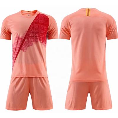 China Shirts & 2019 Principals Club Team Football Kit Pink Football Uniform Wholesale Soccer Jersey for sale