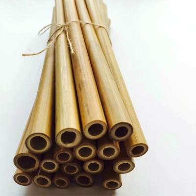 China Reusable Sustainable Eco Friendly Bamboo Straws, Logo Bamboo Straw Wholesale Customized for sale