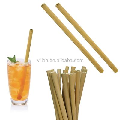 China Beverage Wholesale Drinking Straw Natural Bamboo Straw Biodegradable Eco-friendly Bamboo Straw for sale