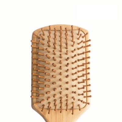 China Comfortable Bamboo Wide Scalp Massage Health Hair Comb Ccomb Tooth Airbag Comb for sale