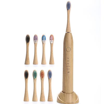 China 100% New Design Bamboo Electric Toothbrush Battery Operated Biodegradable for sale