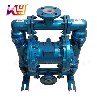 China QBY-K40LC PTFE Washing and Cleaning Diaphragm Pump, PTFE Liner Inner Pneumatic Diaphragm Water Pump for sale