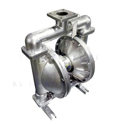 China Automotive Industry QBY-K100 Stainless Steel Pneumatic Slurry Transfer Pump Chemical Diaphragm Water Pump for sale