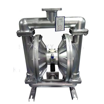 China Automotive Industry QBY-K100 Stainless Steel Diaphragm Pump Pneumatic Chemical Water Pump for sale