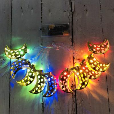 China Eid Mubarak Party Decoration 1.65/3m Ramadan Lights Muslim Eid Decorative Lights String Led Stars Moon Lights Eid Mubarak Party Supplies for sale