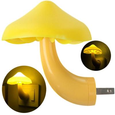 China LED Night Light Lamp With Sensor Mini Cartoon Led Lamp Energy Saving Led Light Christmas Children Gift Kids Baby Bedroom Mushroom Night Light night for sale