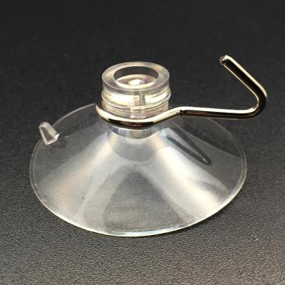 China Powerful 42mm Clear Powerful Suction Cup With Hook for sale