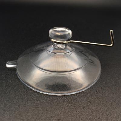 China Powerful 50mm Big Suction Glass Cup With Hook for sale