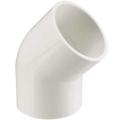 China Joint Lines JuBo PVC Pipe Pipe Fittings 45 Degree Pipe Piping Elbow Coupling Connector for sale