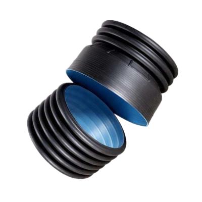 China PE China manufacture Krah carat tube HDPE double wall corrugated pipes dwc pipe road culvert tubes for sale