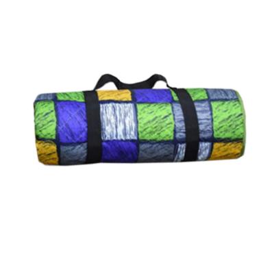 China Foldable Waterproof ULTRASONIC EMBOSSING Picnic Sand Blanket Free Sand Picnic Mat for sale