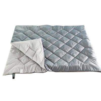 China Double Sleeping Bags With 2 Pillows Diamond Quilting Outdoor Products Double Sleeping Bag for sale