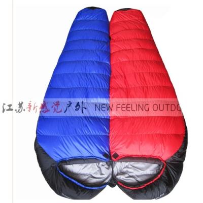 China Good Quality Splicing Mummy Cold Weather Outdoor Activity Double Sleeping Bag for sale