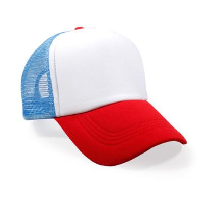 China Wholesale Custom Printed White COMMON Large Distress Mesh Trucker Hat Kids Trucker Hat for sale