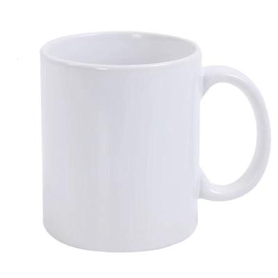 China Viable Wholesale Customized Ceramic Coffee Mug 11oz White Sublimation Round Plain Full Cup Custom Mug For Drinking for sale