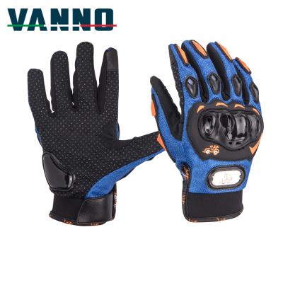 China VANNO Men Motorcyclist Motorcycle Parts Motorcycle Gloves Wear Resistant Touch Screen for sale