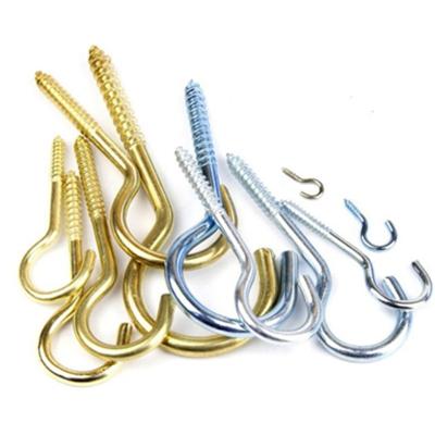 China Oval Open Type Stainless Steel Screw Eye Hook for sale