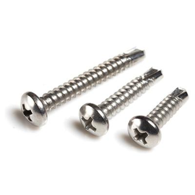 China Pan Stainless Steel 304 M3.5--M4.2 Pan Head Self Drilling Screws Self Drilling Screws To Cover for sale