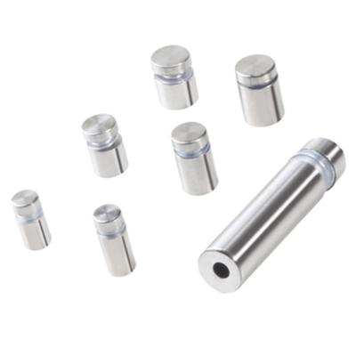 China M8 M10 304 Stainless Steel Flat Screw Bolt For Advertising Glass Acrylic Plate for sale