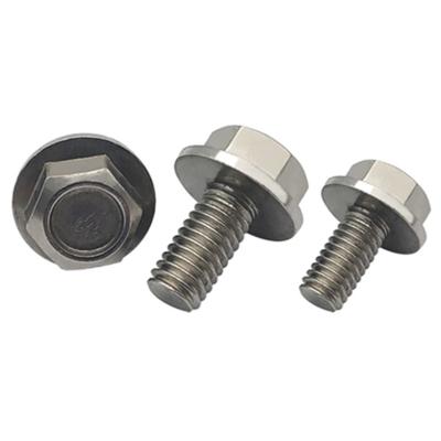 China Double Connection Stainless Steel DIN 6921 Hex Flange Bolt Anchor Bolt Hex Bolt for sale