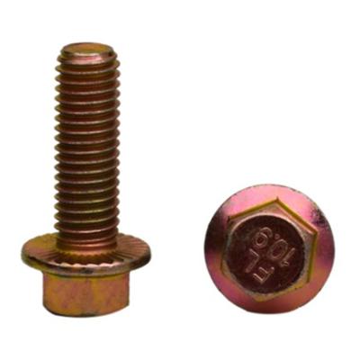 China DIN6921 Connection FLANGE HEXAGON BOLTS M8-M24 Nuts - and - Bolts Manufacturing Machinery for sale