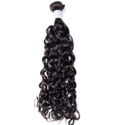 China Tangle Hair Water Curly Wave Bundles Set Hair Extensions Brazilian Hair Bundles Closure And Straight Hair Frontal Bundle With Closure for sale