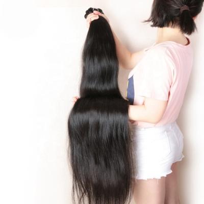 China Silky Straight Wave 32 34 36 38 100% Natural China Bundles Extensions 40 Inches Long Sex Xuchang Peruvian Raw Indian Straight Hair Weave for sale