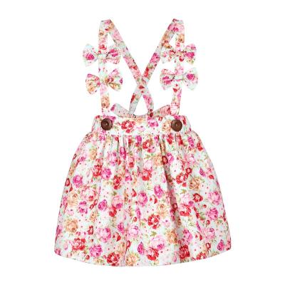 China Rts Viable Bow Stunning Simply Divine Adorable Gorgeous Prettiest Cotton Floral Skirts For Baby for sale