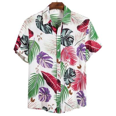 China Fashion Hot Unisex Casual Short Sleeve Shirt Summer Sale Hawaiian Shirt Anti-pilling Shirt Oversized Comfortable Breathable Tops for sale